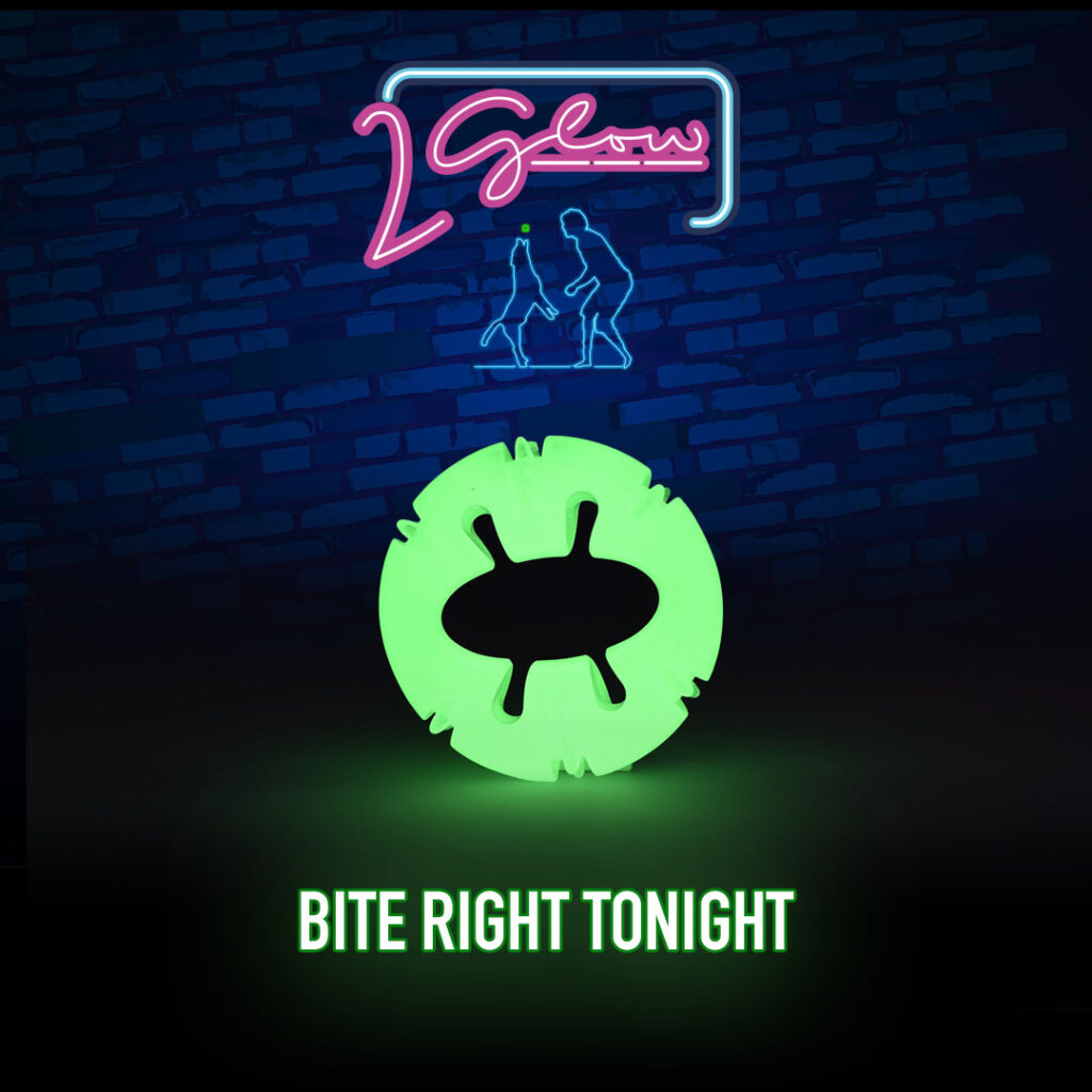 2 Glow Bite Right Tonight - Lichtgevend Hondenspeelgoed - afbeelding 3