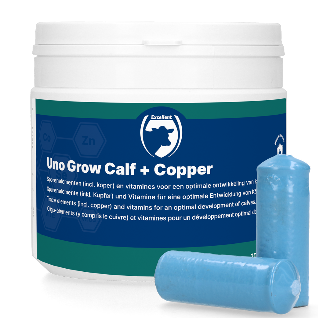 Excellent Uno Grow Calf + Copper 20 x 40,5 g - Bolussen voor Kalveren