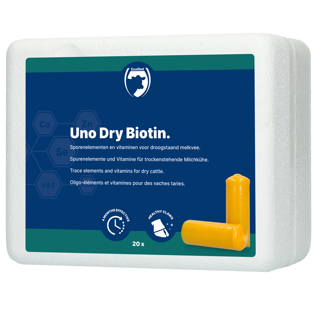 Excellent Uno Dry 20 x 103 g - Droogstandsbolus voor Rundvee - afbeelding 1