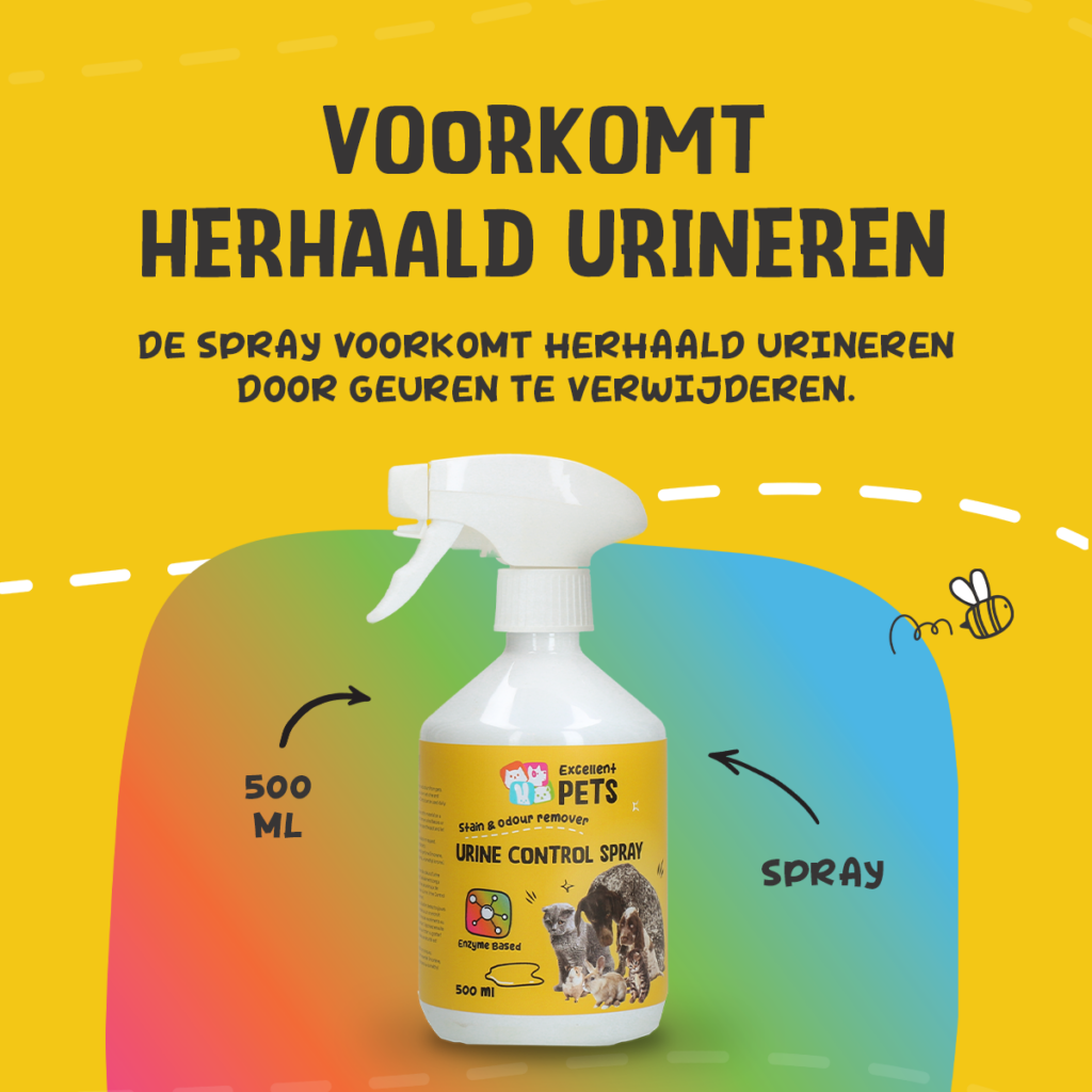 Excellent Pets Urine Control Spray 500 ml - Urinereiniger voor huisdieren - afbeelding 4