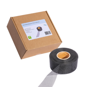 Ventilatieband RVS Zwart 30 m x 8 cm - VentiStrip