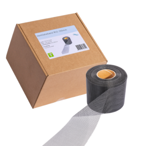 Ventilatieband RVS Zwart 30 m x 15 cm - VentiStrip