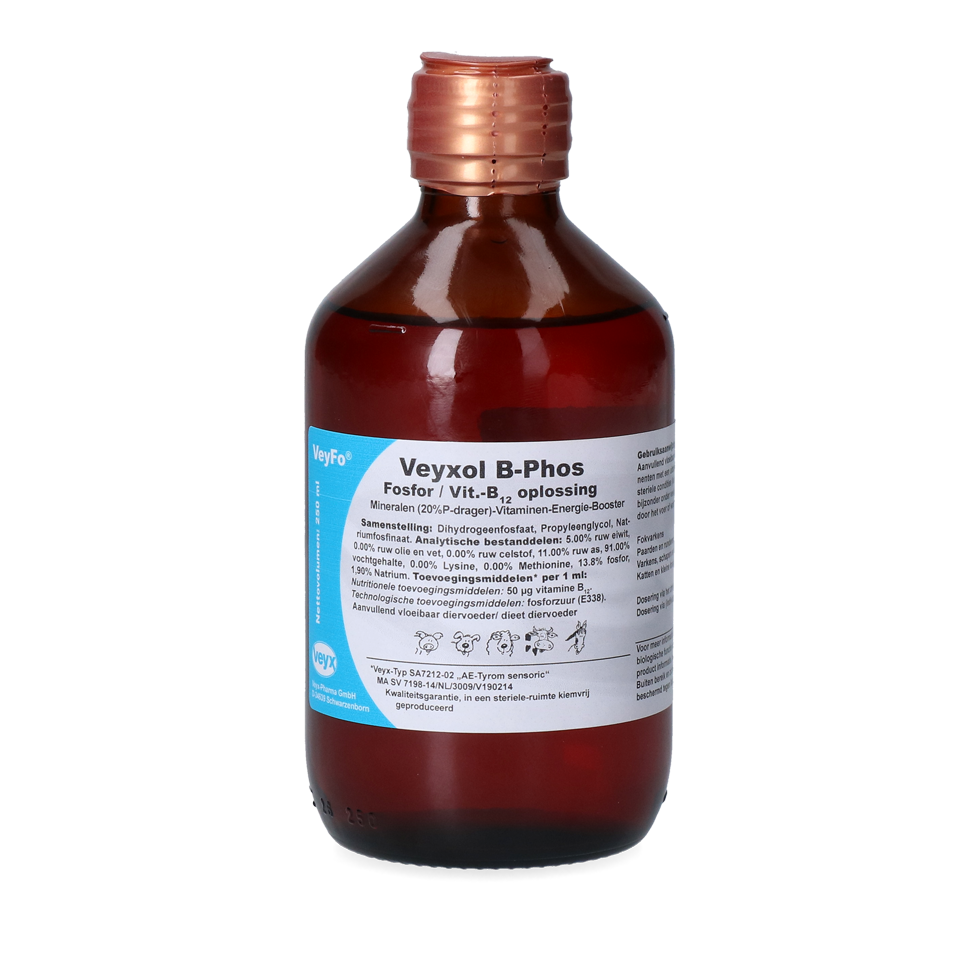 Veyx Veyfo Veyxol B-Phos 250 ml - Aanvullend diervoeder voor melkkoeien