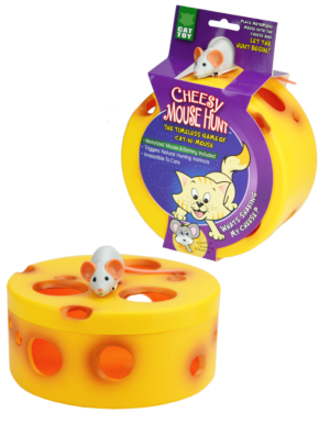 VisionSmart Cheesy Mouse Hunt Kat Speelgoed met Robotmuis
