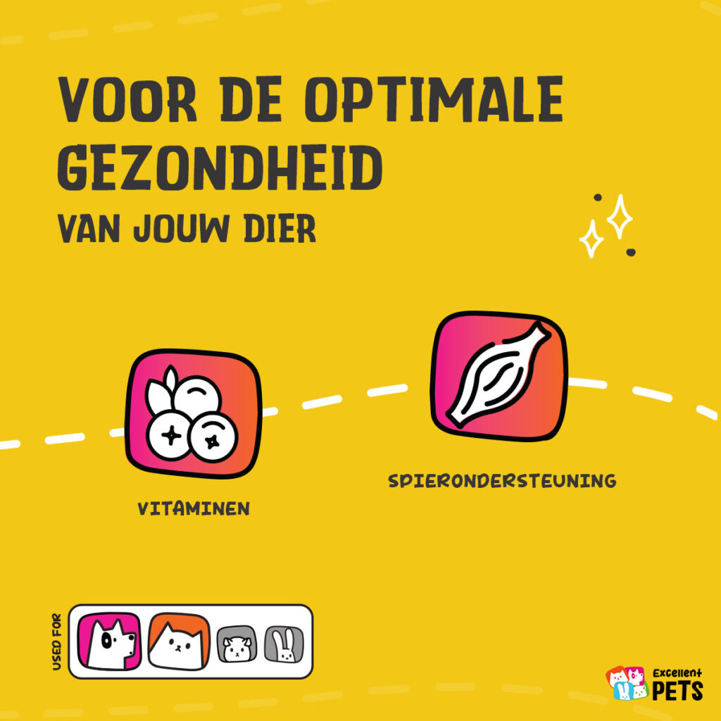 Excellent Pets Vitamin E+ 250 g - Supplement voor honden en katten - afbeelding 3