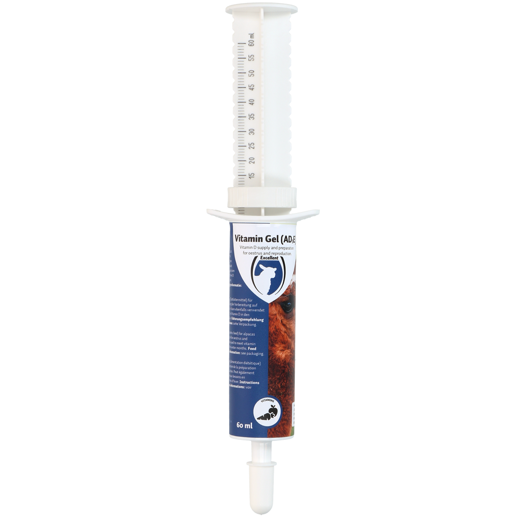 Excellent Vitamine Gel (A, D3 & E) 60 ml voor Alpaca's - afbeelding 2