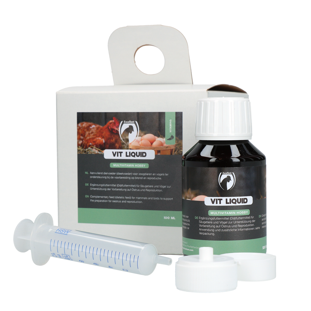 Excellent Vit Liquid Multivitamine Hobby 100 ml voor Pluimvee en Zoogdieren