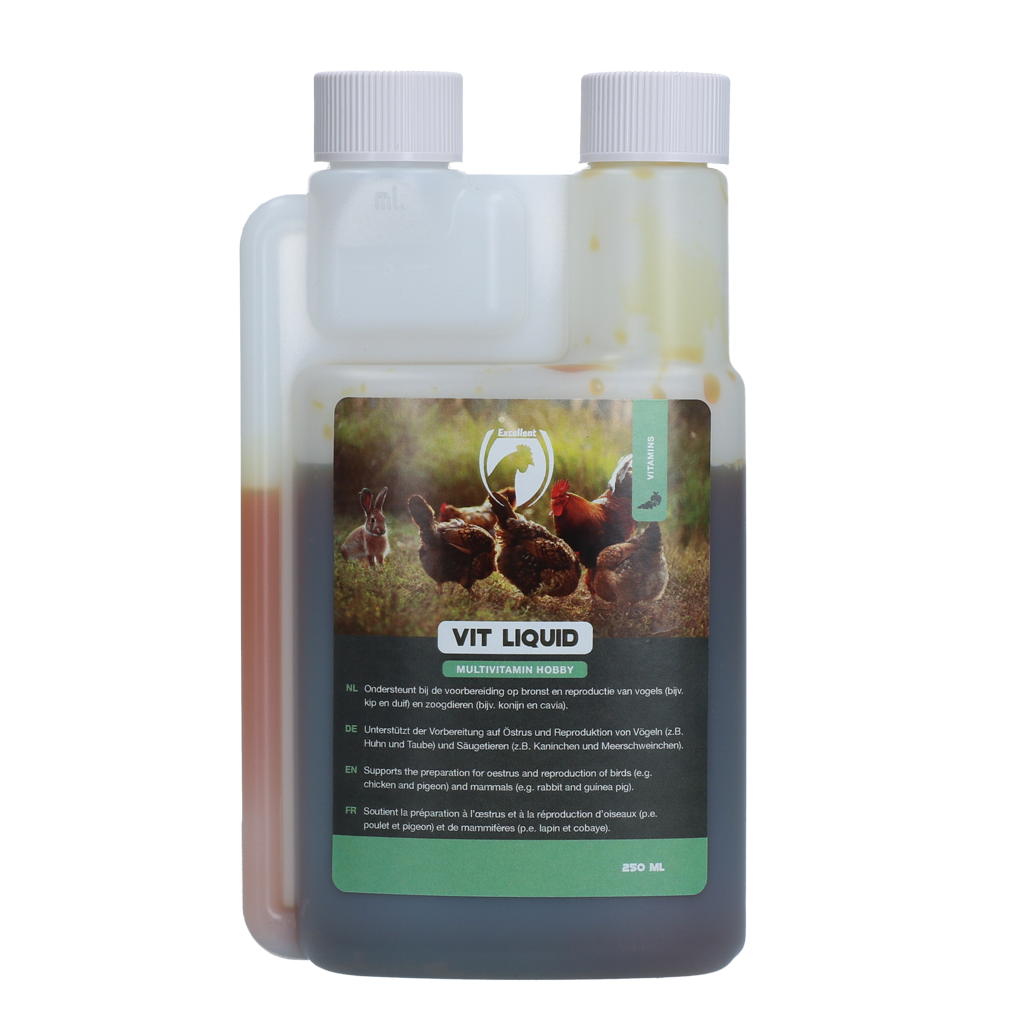 Excellent Vit Liquid Multivitamine Hobby 250 ml voor Pluimvee en Zoogdieren