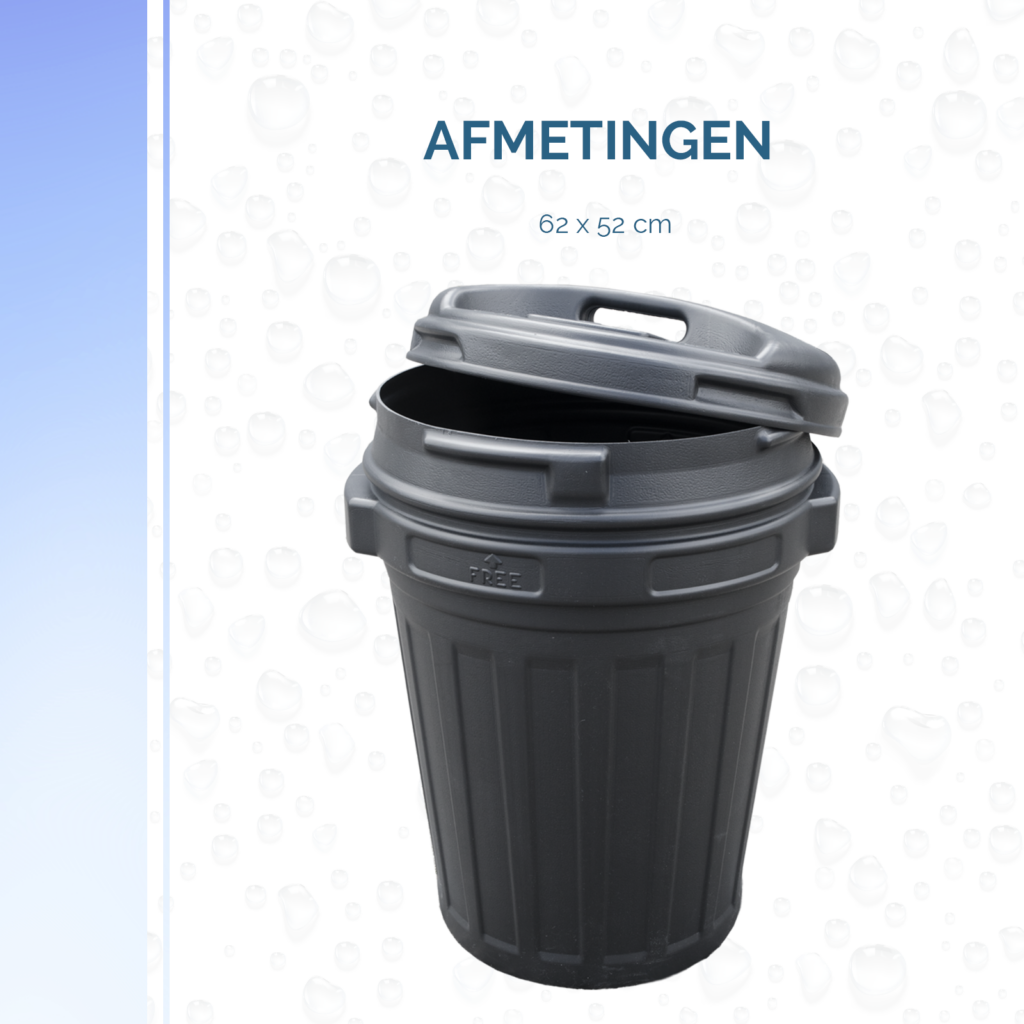 Voerton met draaisluiting 70 liter Zwart - Merkloos - afbeelding 6