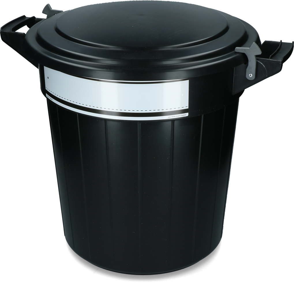 Vplast Voerton 80 L met deksel en slot - afbeelding 4