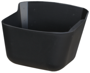 Vplast voer-/drinkbak 15 l met anti-mors rand