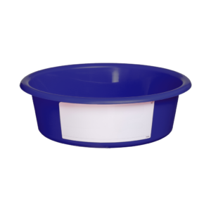 Vplast Voerbak 6 l Blauw met Wit Label voor Paarden en Schapen
