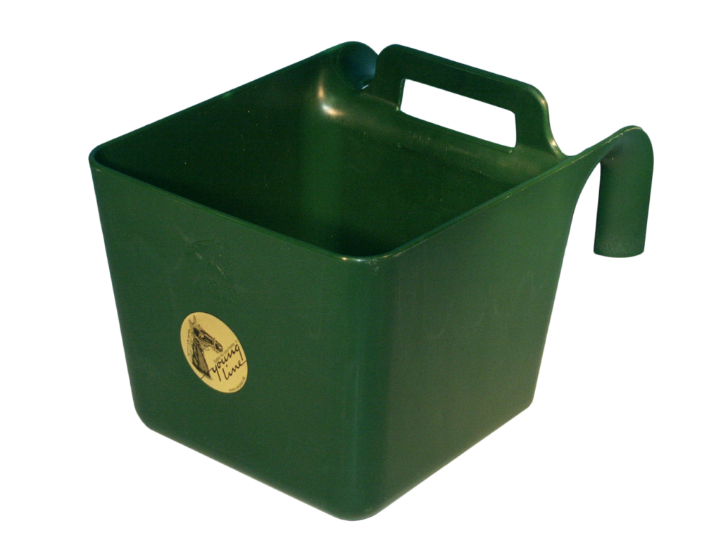 OK Plast Voerbak met ophang en handgreep 11 l Groen - afbeelding 1