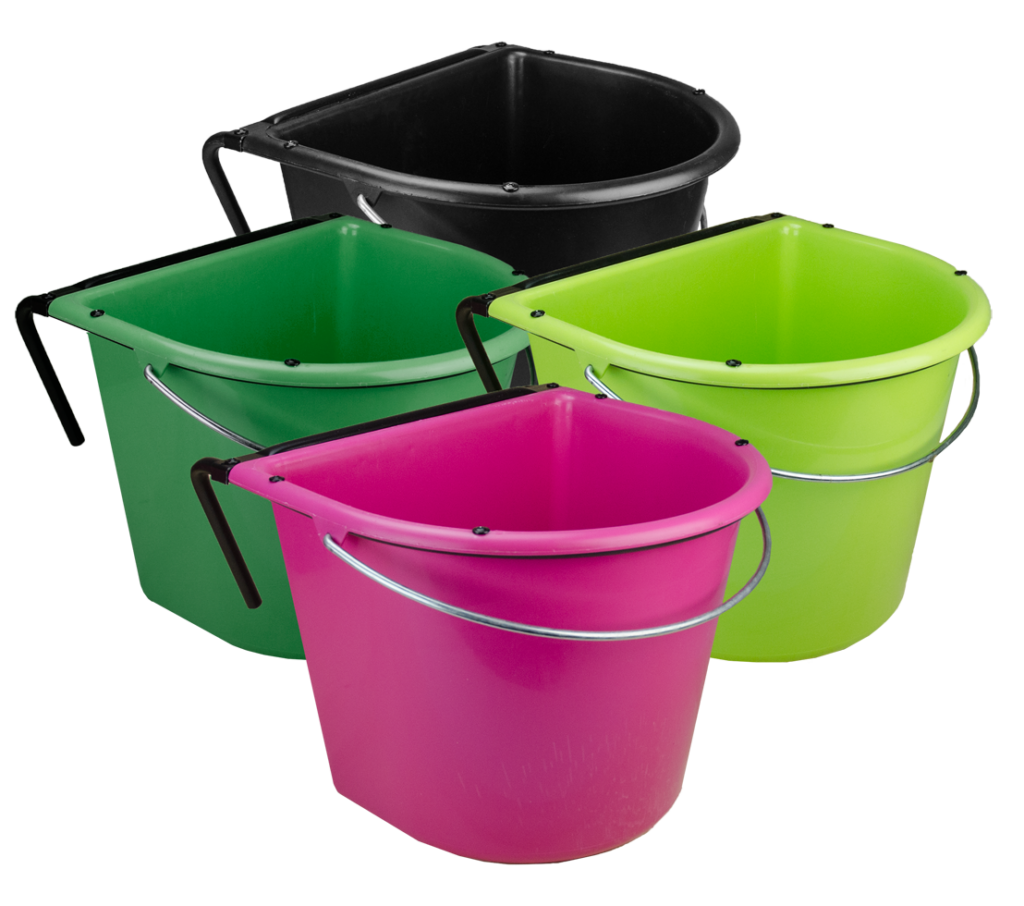 Voerbak 15 l met ophang en hengsel Roze - Vplast - afbeelding 1