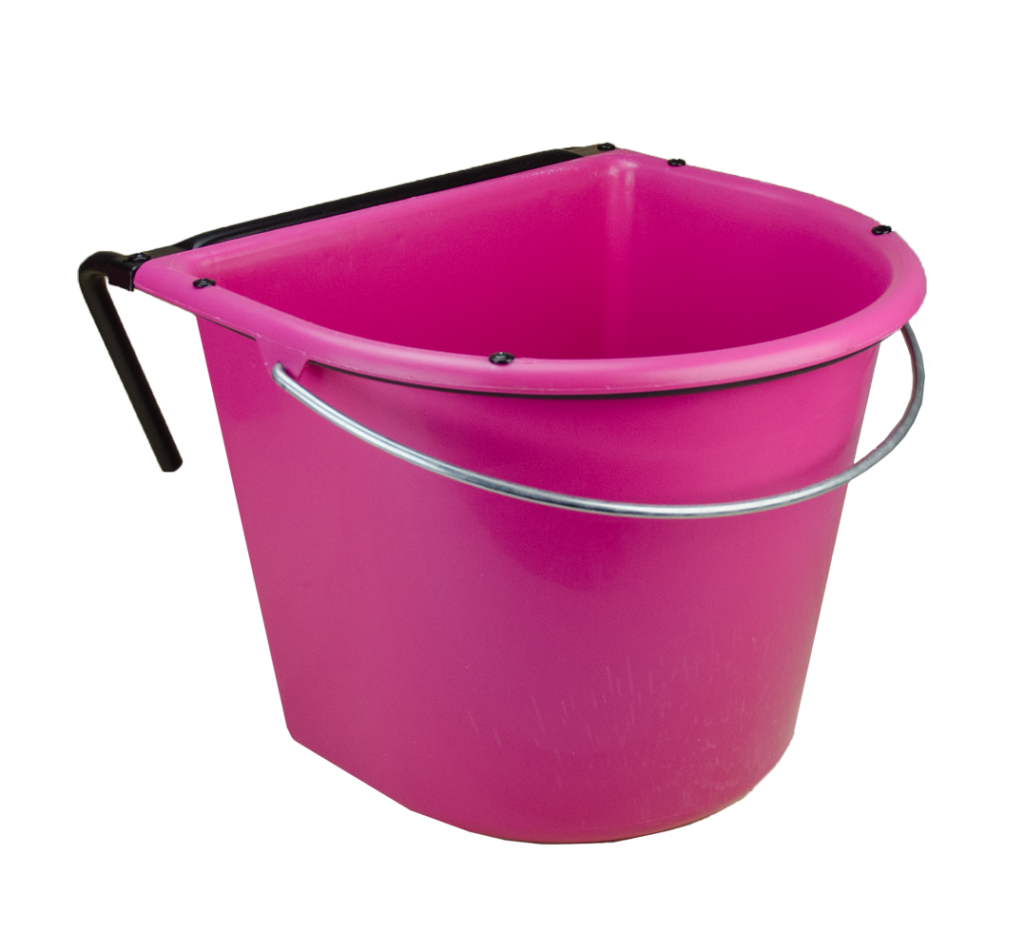 Voerbak 15 l met ophang en hengsel Roze - Vplast - afbeelding 2