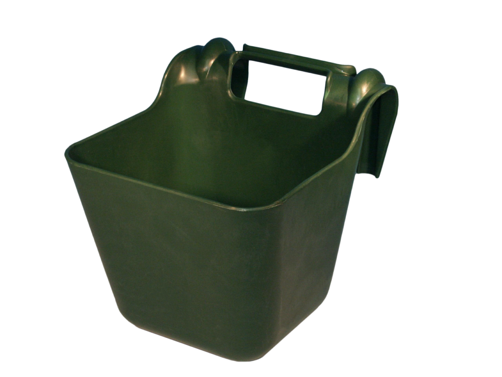 OK Plast Voerbak met ophangbeugel 14 l Groen
