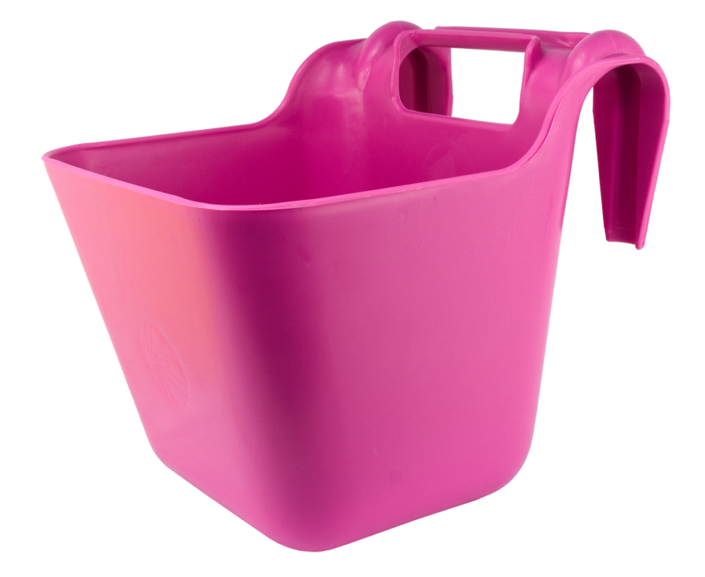 OK Plast Voerbak met ophangbeugel 14 l Roze - afbeelding 1