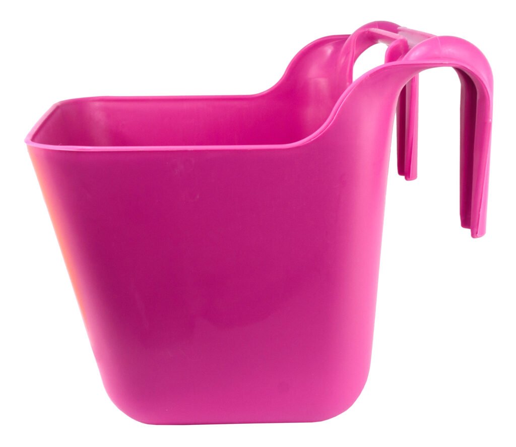 OK Plast Voerbak met ophangbeugel 14 l Roze - afbeelding 3