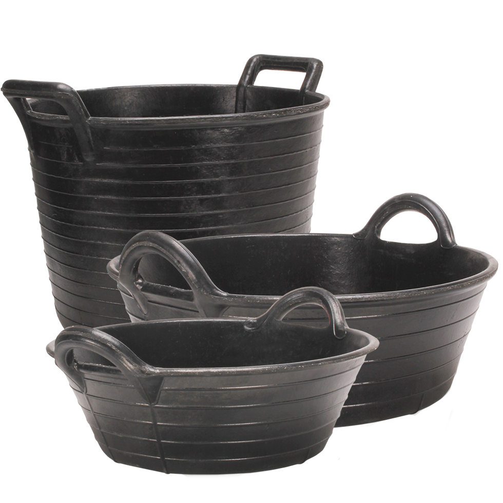 Gobel Voertrog Rubber 32 l - Voor Voer, Water en Likstenen