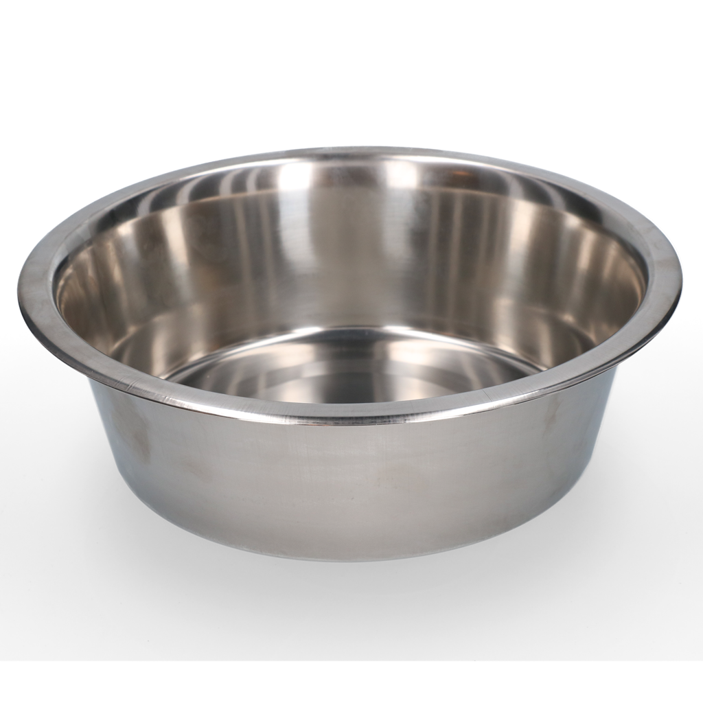 Voer- & Drinkbak RVS Ø 28 cm - Robuust en Hygiënisch - afbeelding 1