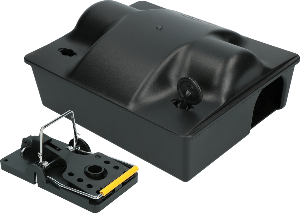 Voerdoos Rat Dual Bait incl. rattenklem en sleutel - Hofman Pest Control - afbeelding 1