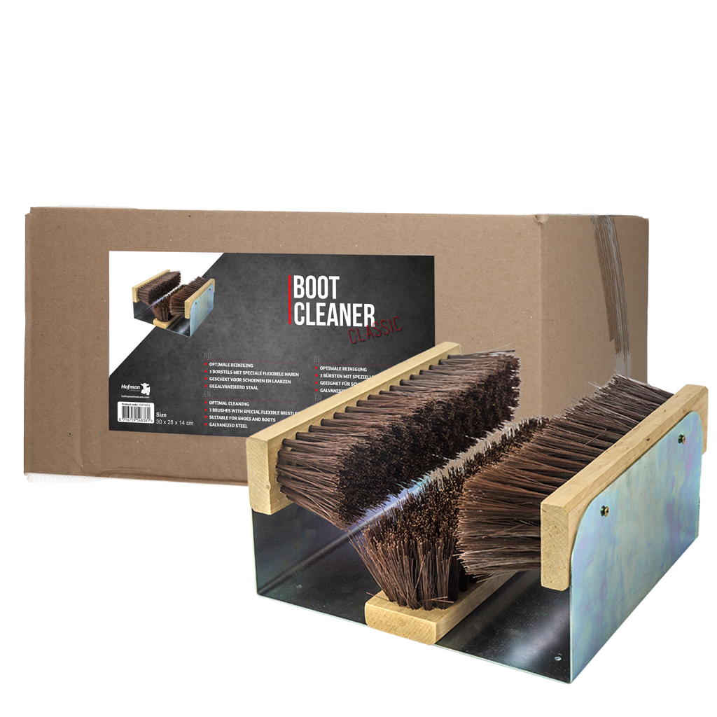 Voetenveger 'Boot Cleaner' (laag model) - 3 borstels - afbeelding 1