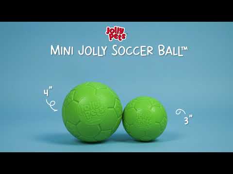 Jolly Mini Soccer Ball Groen XS (7,5 cm) - Hondenspeelgoed - afbeelding 2