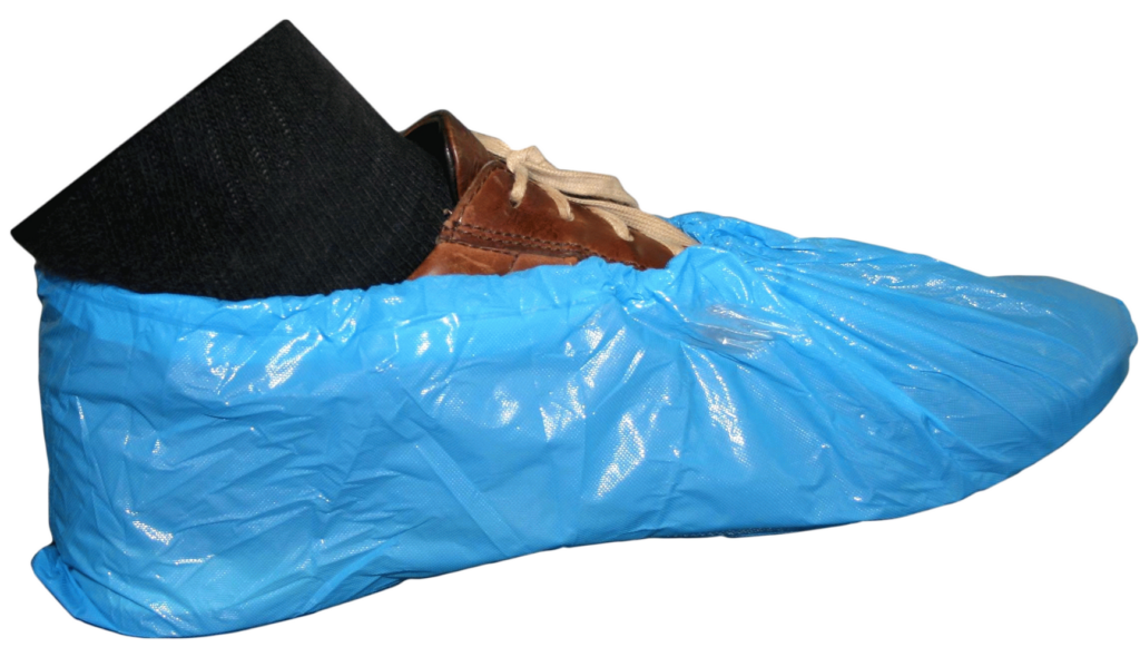 Wegwerp overschoen blauw CPE - 50 paar