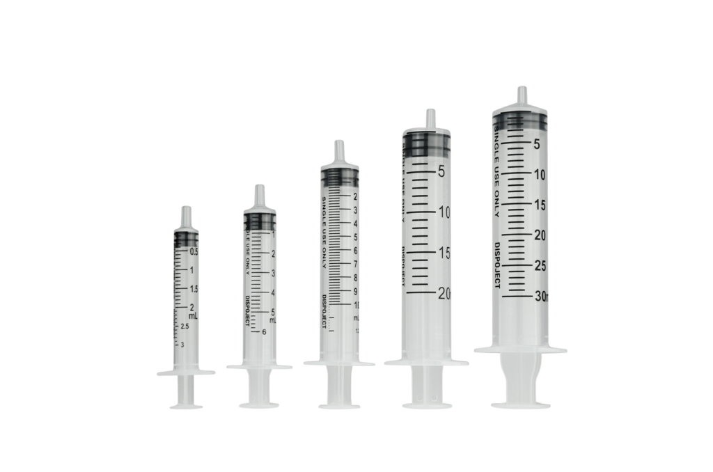 Génia Dispoject 3-delige Wegwerpspuit 5 ml zonder naald