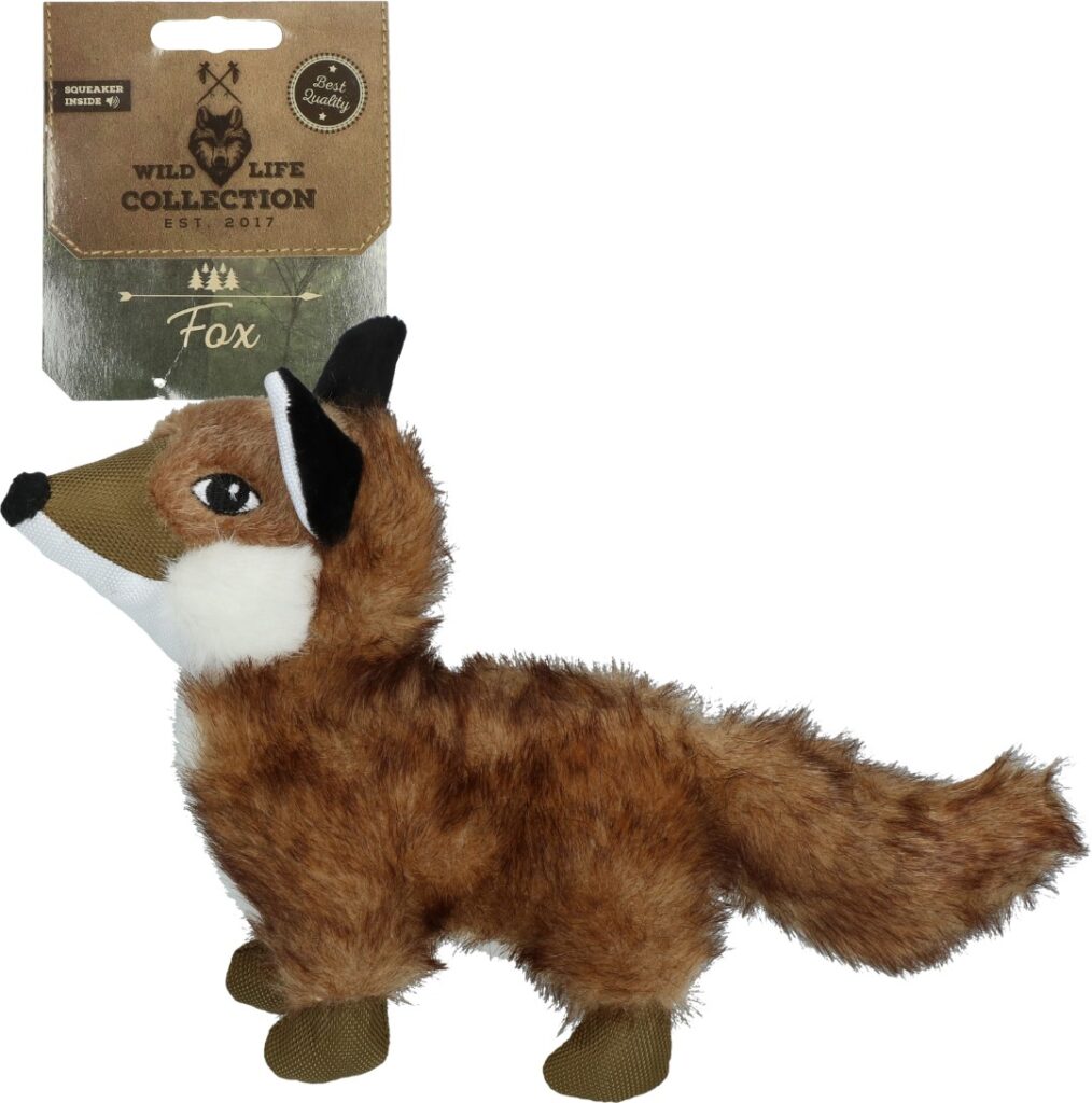 Wild Life Dog Vos - Pluche Hondenspeeltje - afbeelding 1