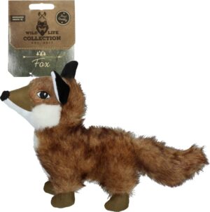 Wild Life Dog Vos - Pluche Hondenspeeltje