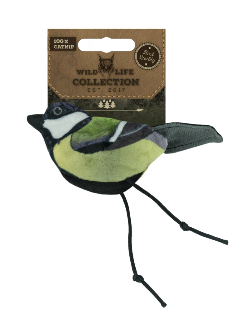 Wild Life Cat Koolmees - Speelgoed voor katten met kattenkruid - afbeelding 1