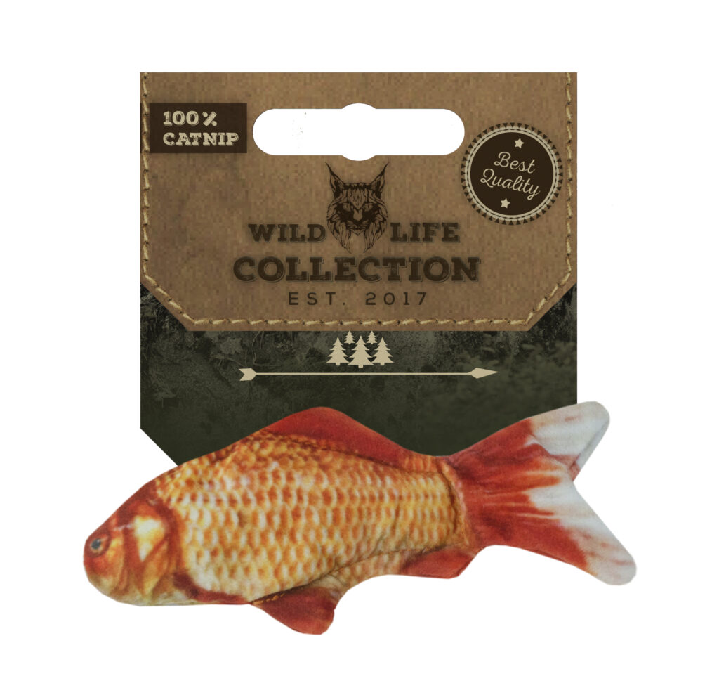 Wild Life Cat Goudvis - Speelgoed voor katten met kattenkruid - afbeelding 1