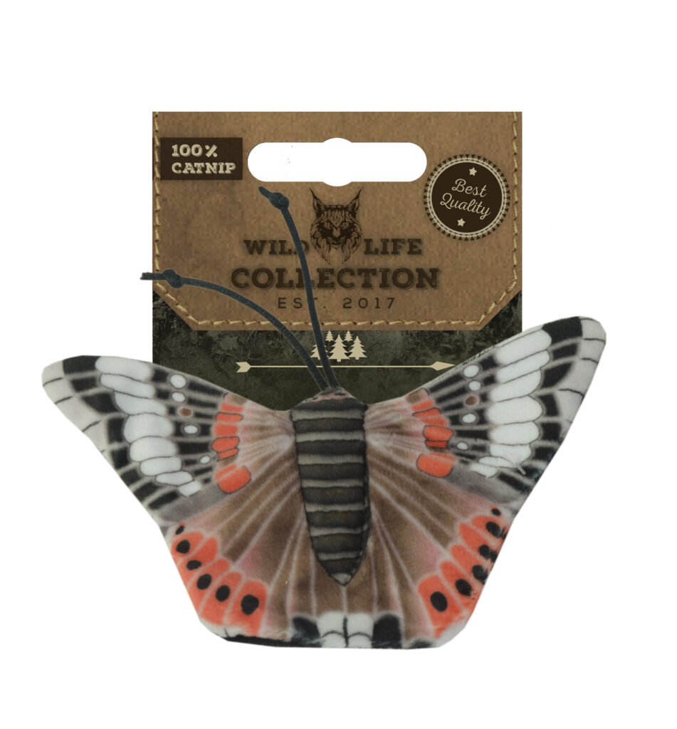 Wild Life Cat Admiraalvlinder - Speelgoed voor Katten met Kattenkruid - afbeelding 1