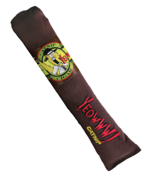 Yeowww! Cigar Bruin - Kattenspeelgoed met Sterke Catnip