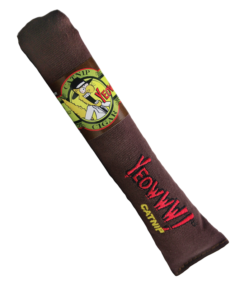 Yeowww! Cigar Bruin - Kattenspeelgoed met Sterke Catnip - afbeelding 1