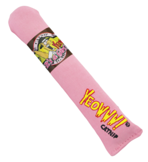 Yeowww! Cigar Roze - Kattenspeelgoed gevuld met krachtige Catnip