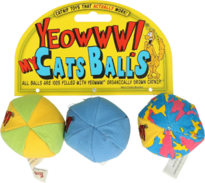 Yeowww! My Cats Balls - Kattenspeelgoed gevuld met krachtige Catnip