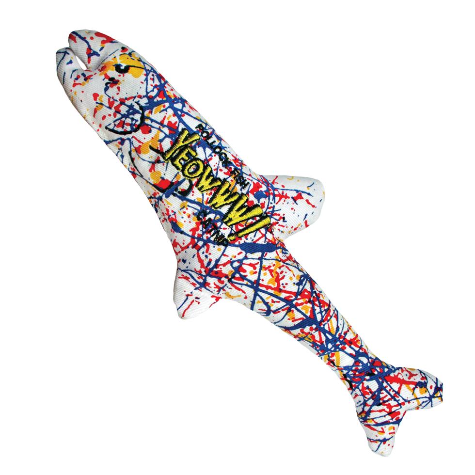 Yeowww! Pollock Fish - Kattenspeelgoed gevuld met krachtige Catnip