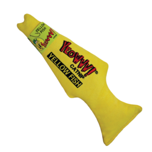 Yeowww! Yellow Fish - Kattenspeelgoed gevuld met 100% Catnip