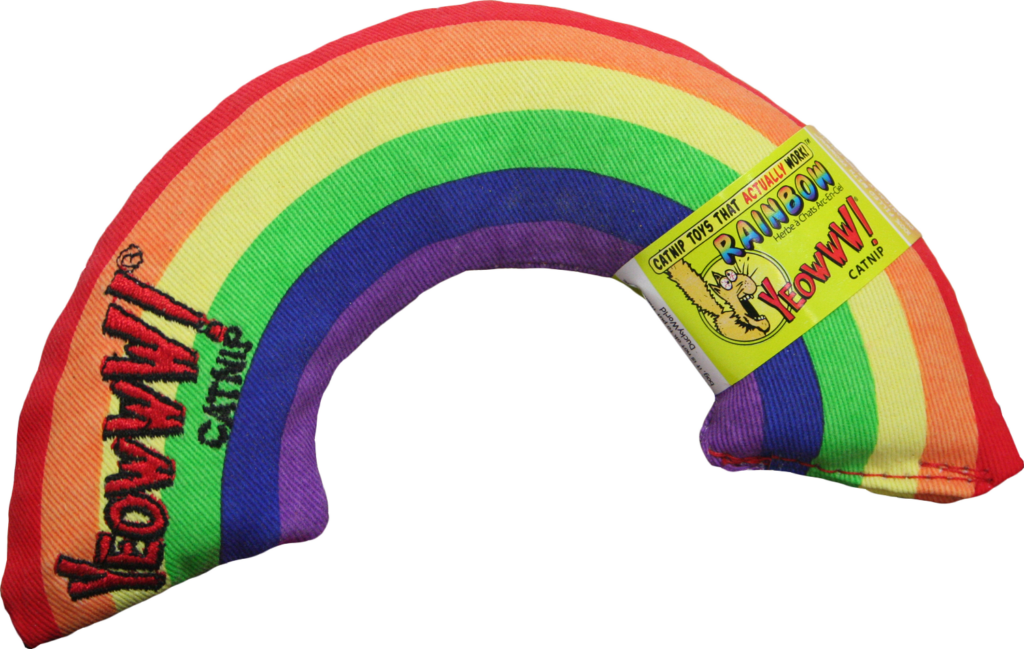 Yeowww! Rainbow Kattenspeelgoed met Catnip 17.7 cm - afbeelding 1
