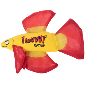 Yeowww! Mo Betta Fish Red - Vispeeltje met Catnip