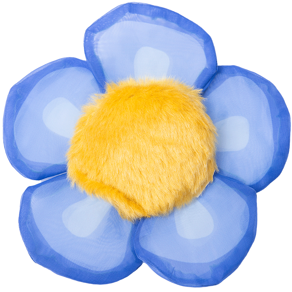 Yeowww! Daisy's Flower Tops Blue - Bloemenspeeltje met Catnip - afbeelding 2
