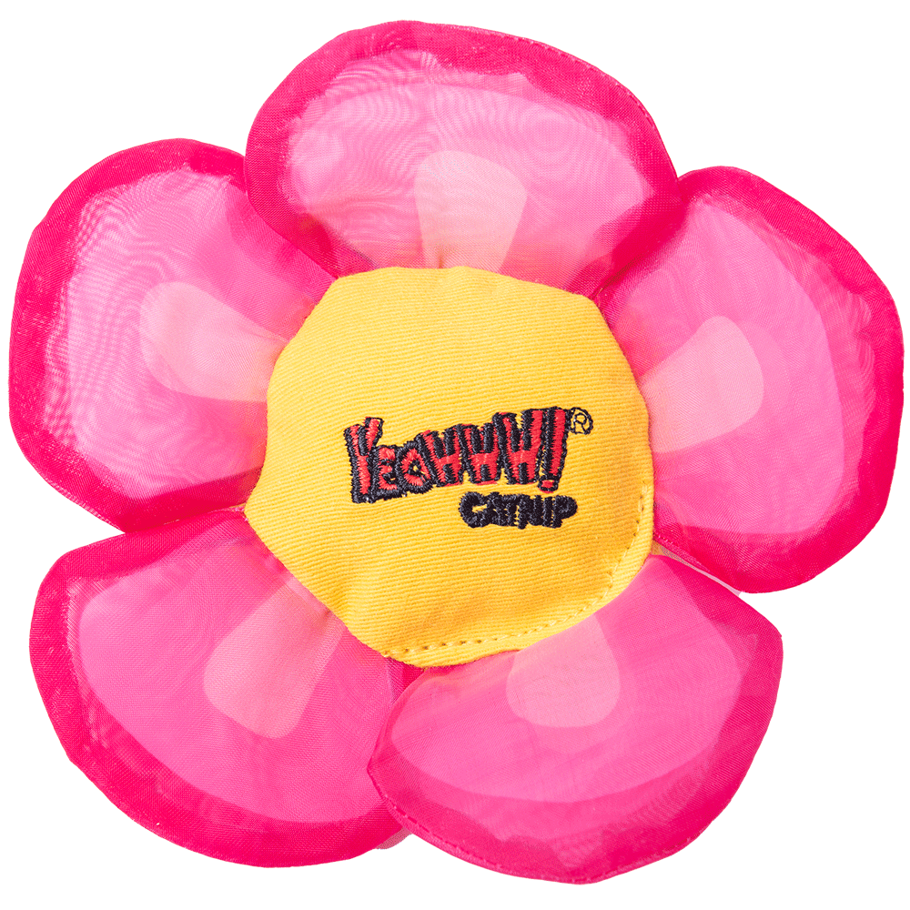 Yeowww! Daisy's Flower Tops Pink - Speeltje met Catnip voor Katten - afbeelding 1