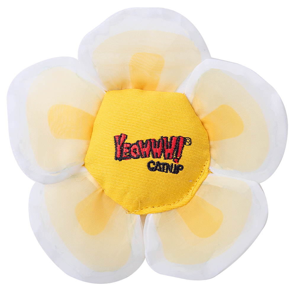 Yeowww! Daisy's Flower Tops White - Speelgoed voor katten met catnip - afbeelding 1