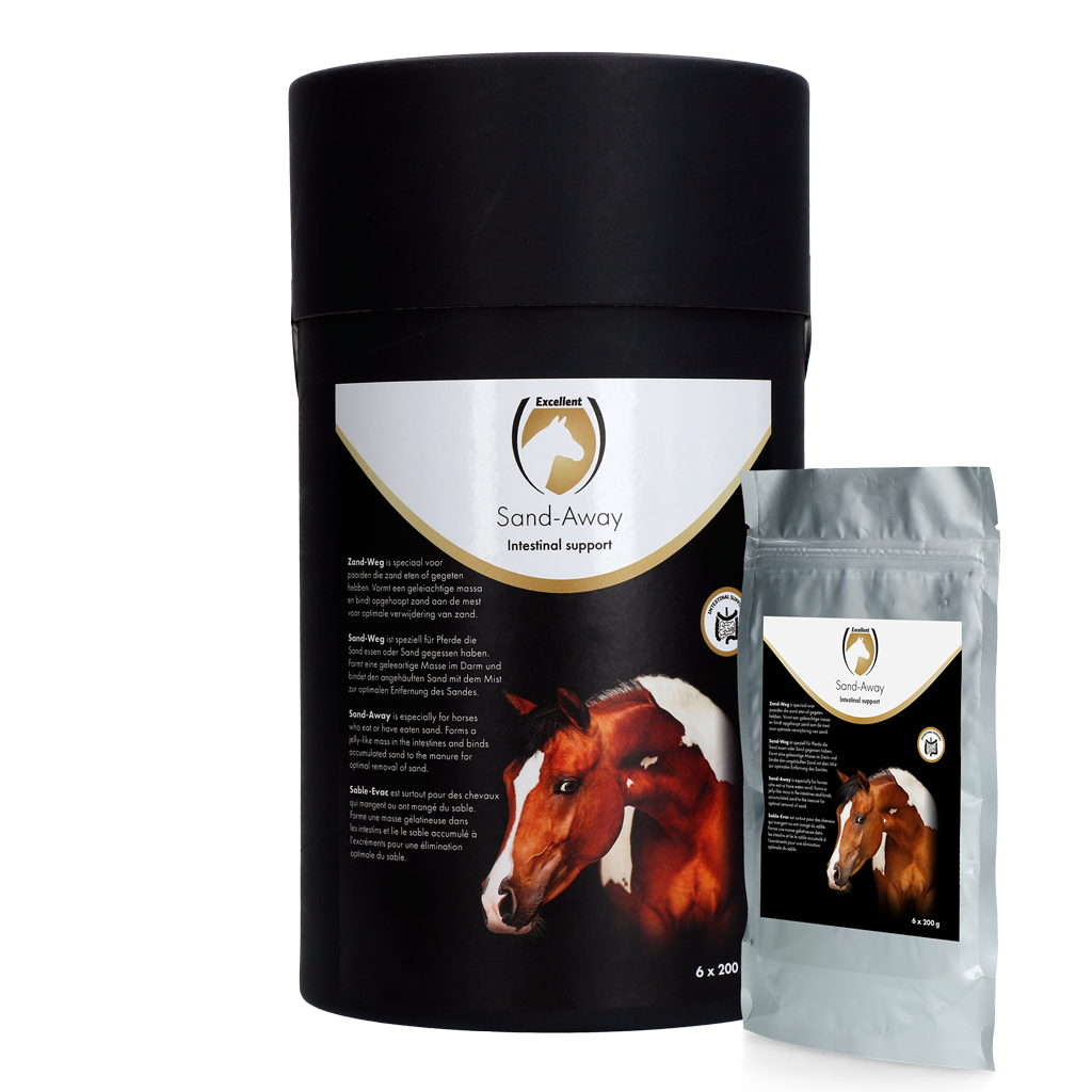 Excellent Horse Sand-Away 6 x 200 g - Zandverwijdering voor Paarden - afbeelding 1