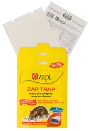 Zapi Zap Trap lijmval voor muizen en insecten 15x21 cm - 3 stuks