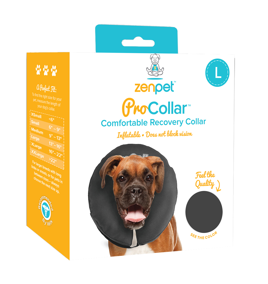 Zenpet ProCollar L - Comfortabele Herstel Kraag voor Honden - afbeelding 1