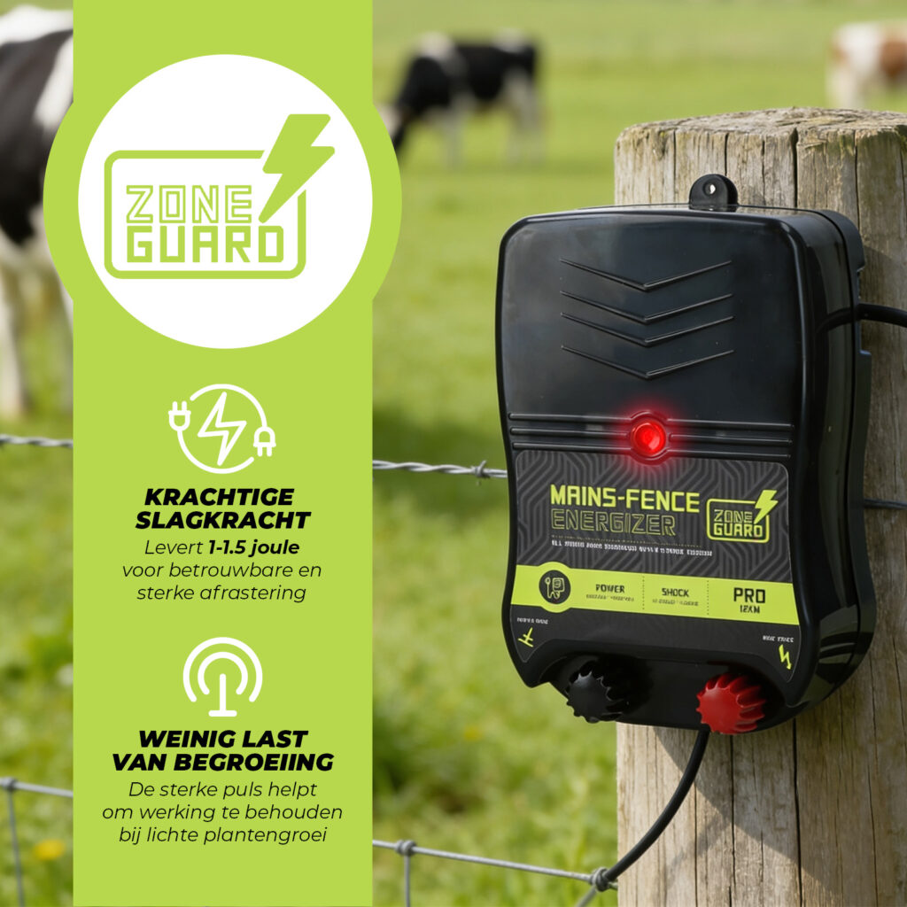 ZoneGuard Energizer Pro 12 km - Dierbescherming en Wildafschrikking - afbeelding 3