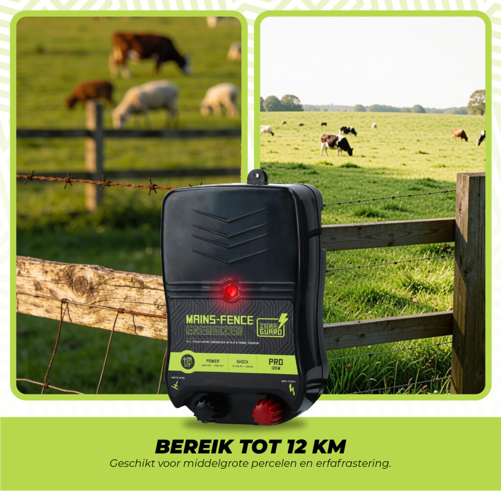 ZoneGuard Energizer Pro 12 km - Dierbescherming en Wildafschrikking - afbeelding 4